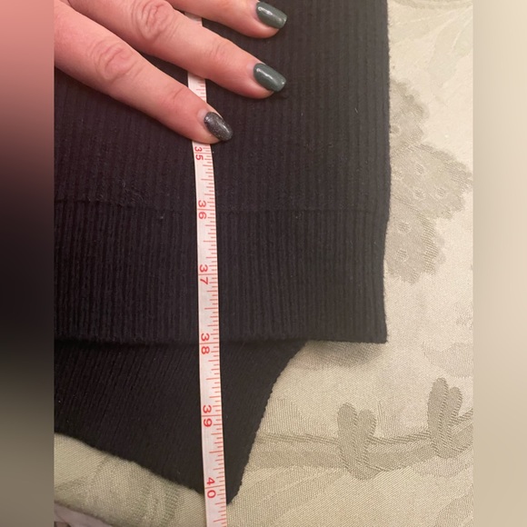 Free People Unisex Oversize Thick Cotton Ribbed Single Button Black Cardigan S P - Picture 12 of 16